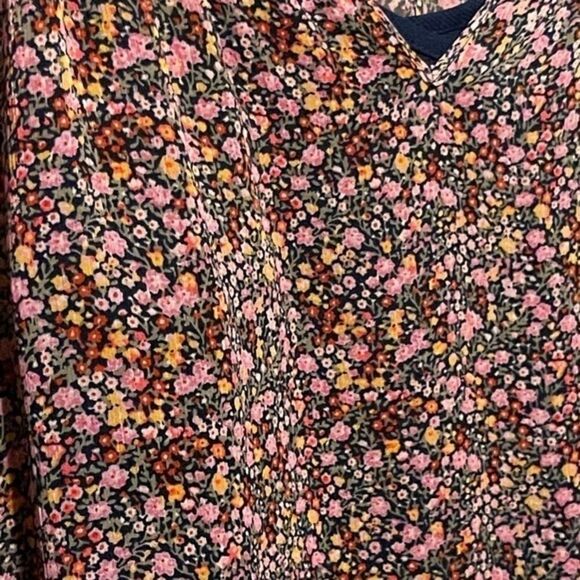 Old Navy - floral peasant dress with belt - Picture 3 of 8